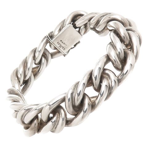 hermes silver necklace and bracelet|cheapest Hermes bracelet.